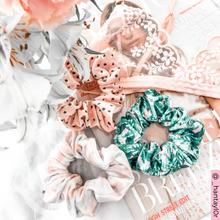 Load image into Gallery viewer, Blue Brush Scrunchie
