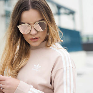 Cannes Sunglasses in 'Rose Gold'