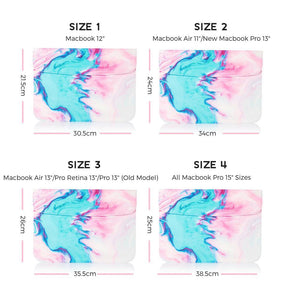 Aqua Splash Laptop Sleeve