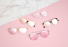 Load image into Gallery viewer, Cannes Sunglasses in &#39;Rose Gold&#39;
